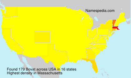 Surname Bovat in USA Surname Bovat in USA