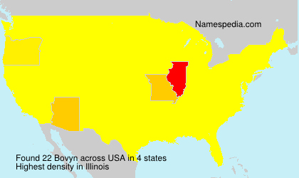 Surname Bovyn in USA Surname Bovyn in USA