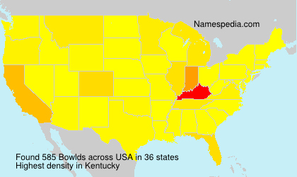Surname Bowlds in USA Surname Bowlds in USA