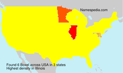 Surname Boxel in USA Surname Boxel in USA