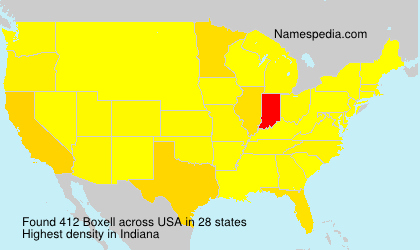 Surname Boxell in USA Surname Boxell in USA