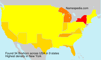 Surname Boxhorn in USA Surname Boxhorn in USA