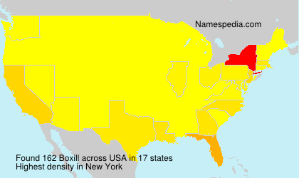 Surname Boxill in USA Surname Boxill in USA