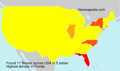 Surname Boxser in USA Surname Boxser in USA