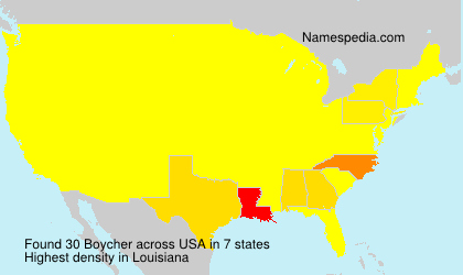 Surname Boycher in USA Surname Boycher in USA