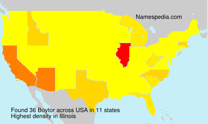 Surname Boytor in USA Surname Boytor in USA