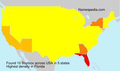 Surname Boytsov in USA Surname Boytsov in USA