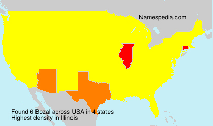 Surname Bozal in USA Surname Bozal in USA