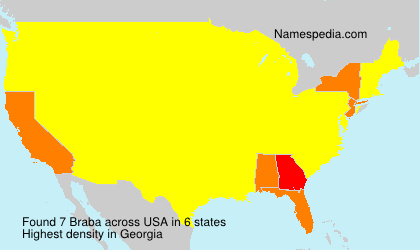 Surname Braba in USA Surname Braba in USA