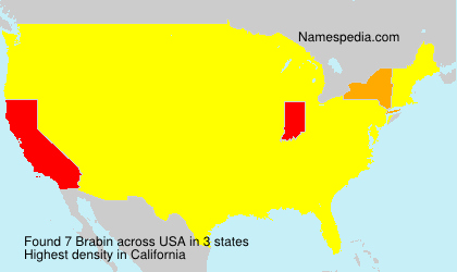 Surname Brabin in USA Surname Brabin in USA