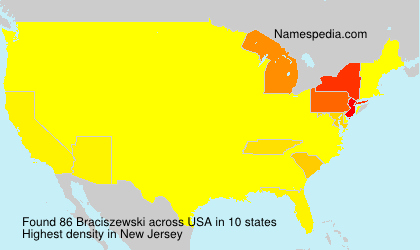 Surname Braciszewski in USA Surname Braciszewski in USA