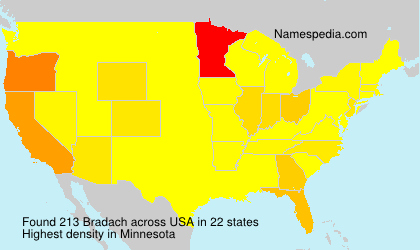 Surname Bradach in USA Surname Bradach in USA