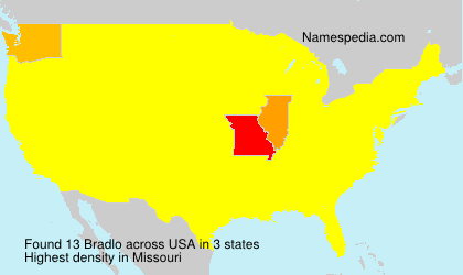 Surname Bradlo in USA Surname Bradlo in USA