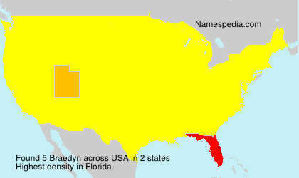 Surname Braedyn in USA Surname Braedyn in USA