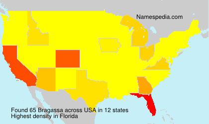 Surname Bragassa in USA Surname Bragassa in USA