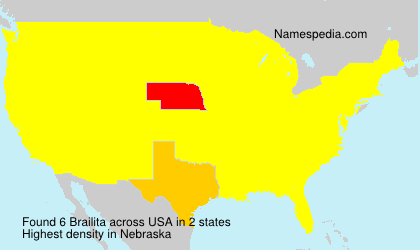 Surname Brailita in USA Surname Brailita in USA