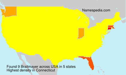 Surname Braitmayer in USA Surname Braitmayer in USA