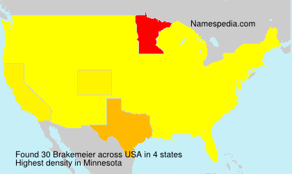 Surname Brakemeier in USA Surname Brakemeier in USA