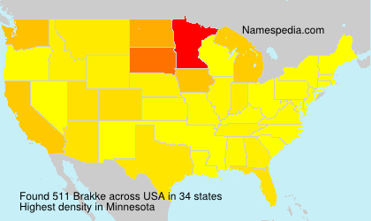 Surname Brakke in USA Surname Brakke in USA
