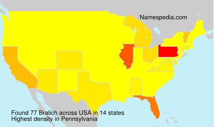 Surname Bralich in USA Surname Bralich in USA