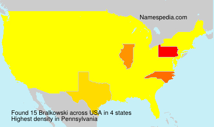 Surname Bralkowski in USA Surname Bralkowski in USA