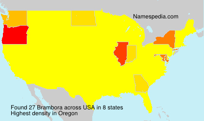 Surname Brambora in USA Surname Brambora in USA