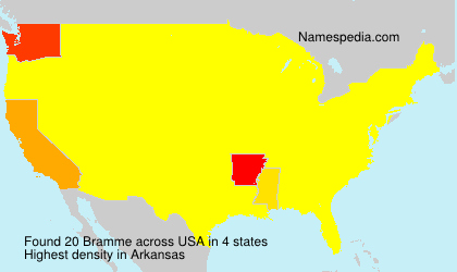 Surname Bramme in USA Surname Bramme in USA