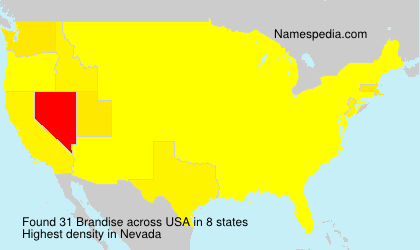 Surname Brandise in USA Surname Brandise in USA