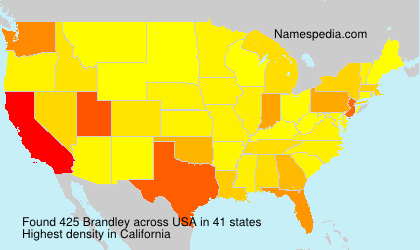 Surname Brandley in USA Surname Brandley in USA
