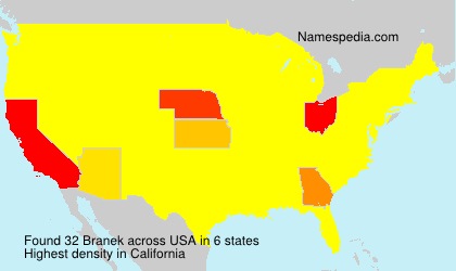 Surname Branek in USA Surname Branek in USA