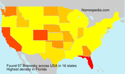 Surname Branesky in USA Surname Branesky in USA