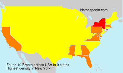 Surname Branth in USA Surname Branth in USA