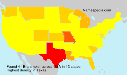 Surname Brantmeier in USA Surname Brantmeier in USA
