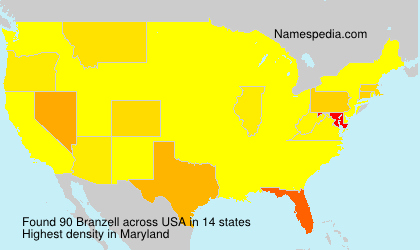 Surname Branzell in USA Surname Branzell in USA
