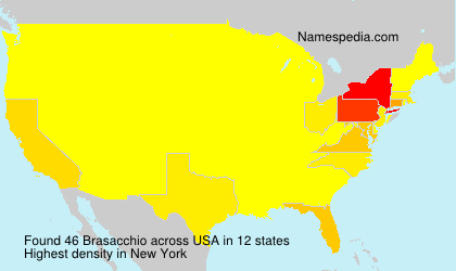 Surname Brasacchio in USA Surname Brasacchio in USA