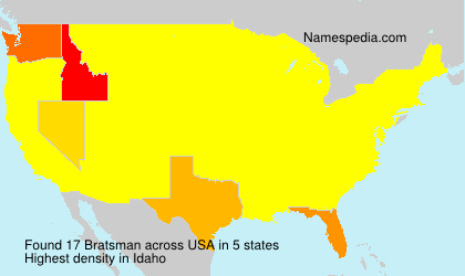 Surname Bratsman in USA Surname Bratsman in USA