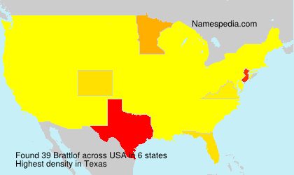 Surname Brattlof in USA Surname Brattlof in USA