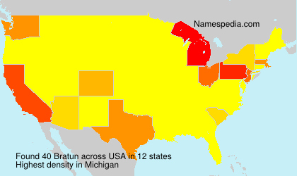 Surname Bratun in USA Surname Bratun in USA