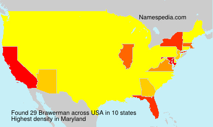 Surname Brawerman in USA Surname Brawerman in USA
