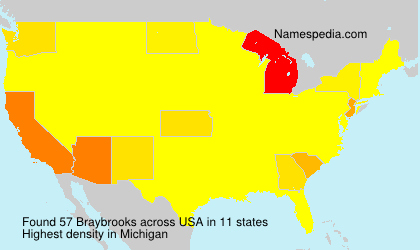 Surname Braybrooks in USA Surname Braybrooks in USA
