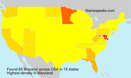Surname Brazerol in USA Surname Brazerol in USA