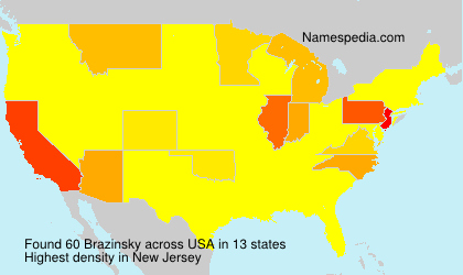 Surname Brazinsky in USA Surname Brazinsky in USA