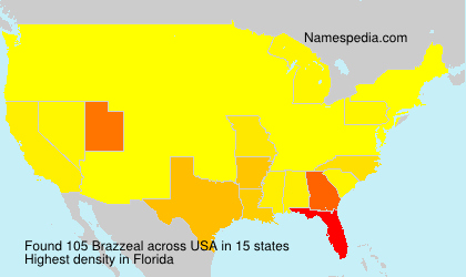 Surname Brazzeal in USA Surname Brazzeal in USA