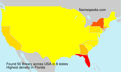 Surname Breary in USA Surname Breary in USA