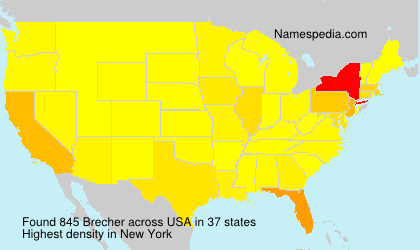 Surname Brecher in USA Surname Brecher in USA