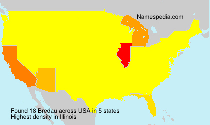 Surname Bredau in USA Surname Bredau in USA