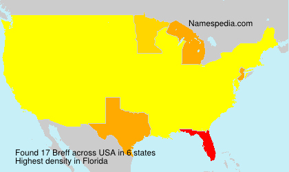 Surname Breff in USA Surname Breff in USA