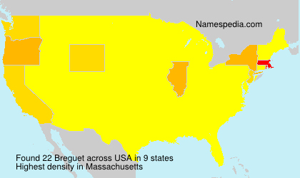 Surname Breguet in USA Surname Breguet in USA