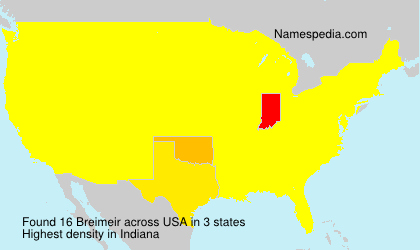 Surname Breimeir in USA Surname Breimeir in USA