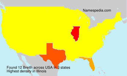 Surname Breith in USA Surname Breith in USA